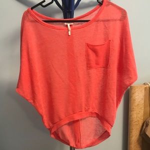 Kina Sheer Knit Top with Pocket